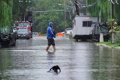 Нью-Йорк частично затопило