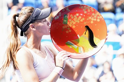 Российская теннисистка выиграла турнир WTA в Токио
