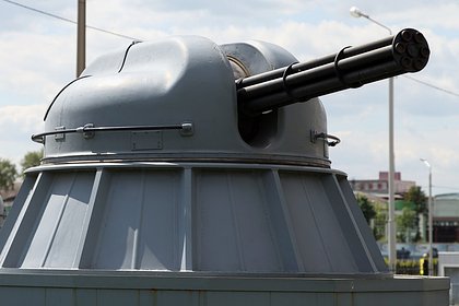 В России заметили огневую точку с корабельной пушкой