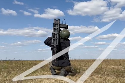 Испытания сбивающего дроны ППЗРК показали на видео