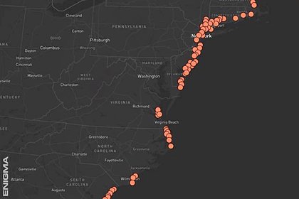 У побережья США зафиксировали аномальные подводные объекты