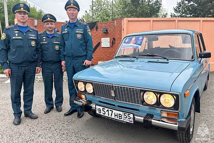 В российском городе пожарные восстановили легендарные «Жигули» чемпиона