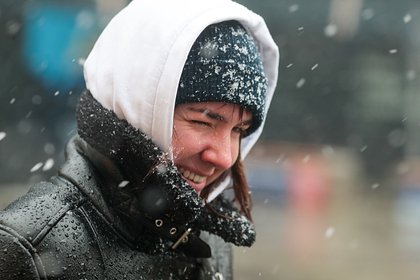 Первый снег в Москве выпал с опозданием на месяц
