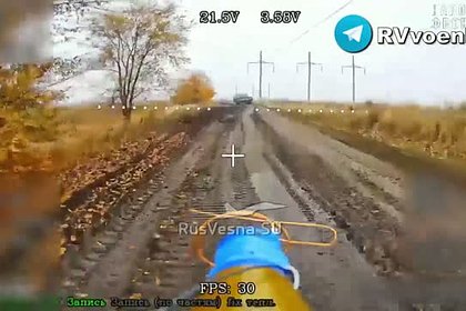 Уничтожение натовской техники в Днепропетровской области сняли на видео