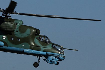 Стало известно о гибели украинского экипажа вертолета Ми-24