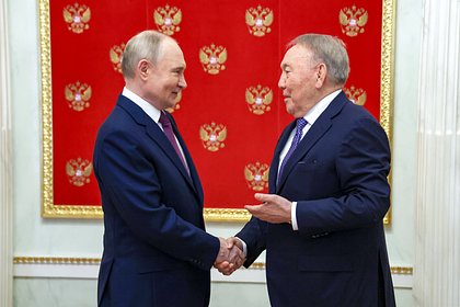 Путин встретился с Назарбаевым