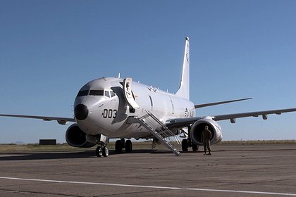 Американский патрульный Boeing пролетел над Черным морем и сделал разворот у Сочи