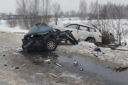 Дети пострадали в ДТП на российской трассе