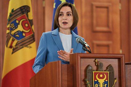 Санду поддержала идею ликвидации Молдавии
