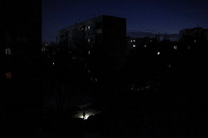 В Краматорске после прилета пропал свет