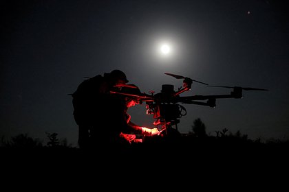 Украинский дрон сбили шапкой