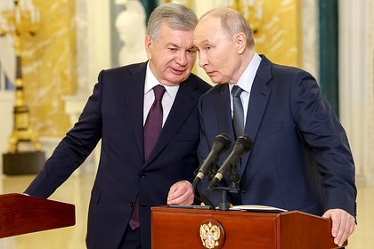 Путин встретился с президентом Узбекистана