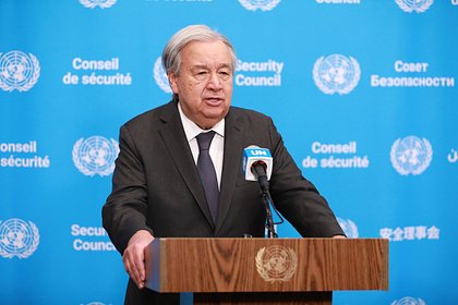 Россия обратилась с требованием к генсеку ООН