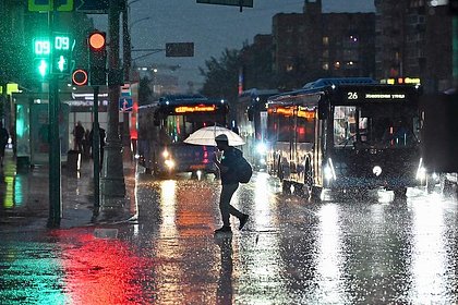 Раскрыта продолжительность ливней с грозами в Москве