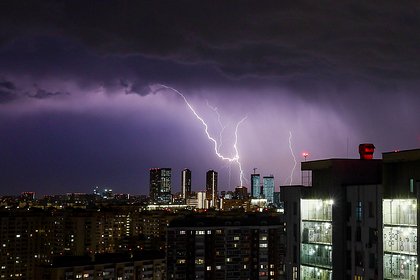 Москвичей предупредили о грозах