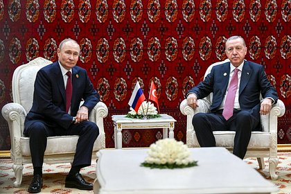 Путину передали послание от Эрдогана
