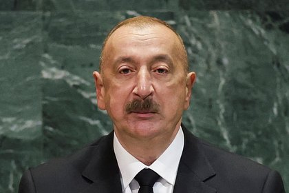 Алиев повторил слова о территориальном вопросе Украины