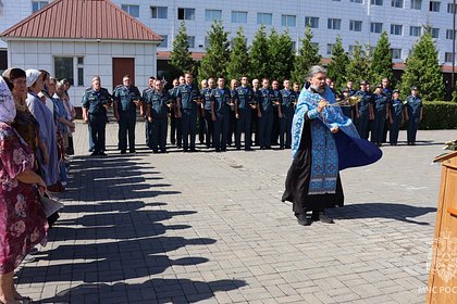 В российском регионе провели молебен о предотвращении пожаров
