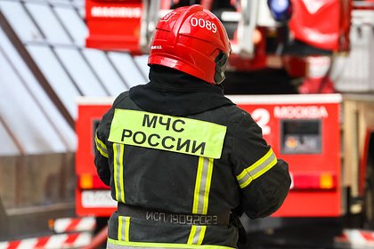 В центре Москвы произошел пожар в жилом доме