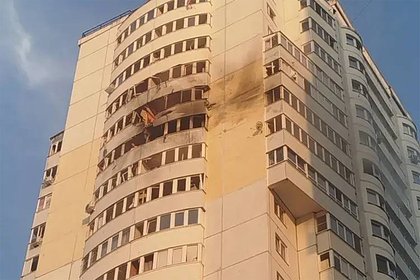 Опубликованы кадры последствий атаки ВСУ на Московскую область