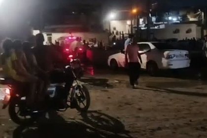 Обстановку около атакованного США дома на острове Кешм сняли на видео