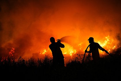В Киевской области произошел пожар после удара ВС России