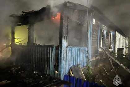 Дети погибли при пожаре в российском городе