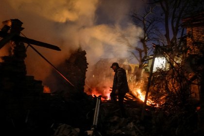 Киев массово атаковали «Герани»