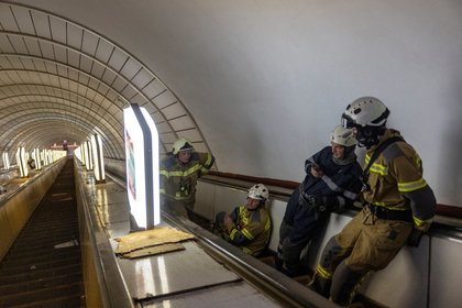В Киеве после взрыва остановилось метро